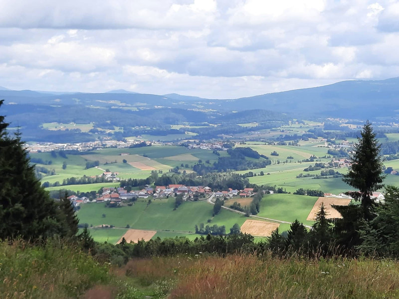Wunderbarer Ausblick über den Bayerischen Wald